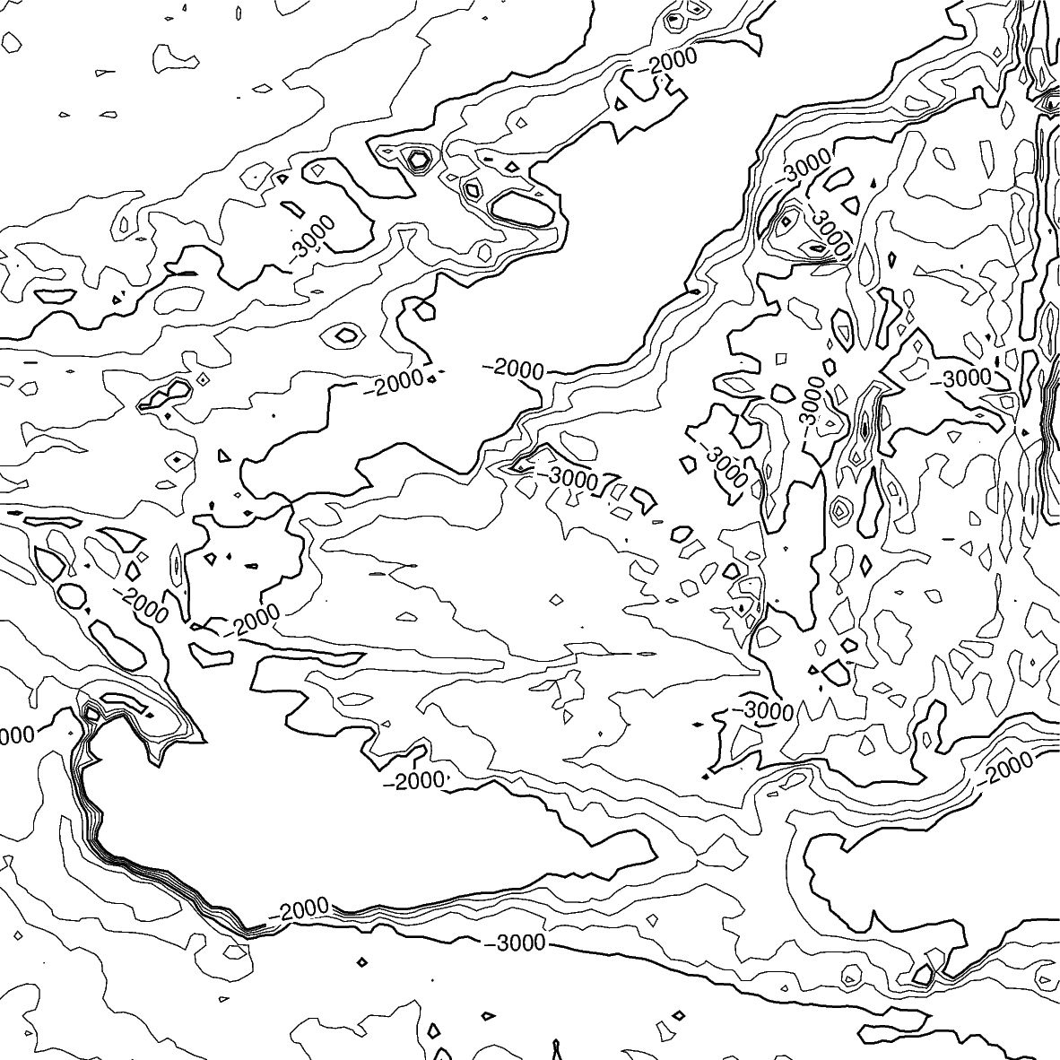contour map